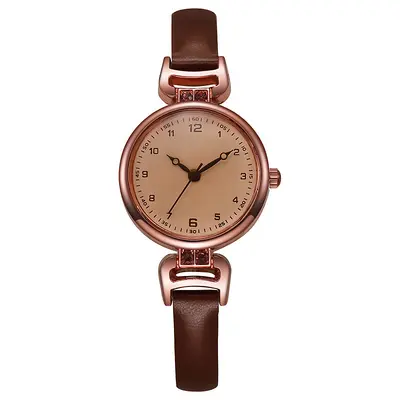 Damen-Quarzarmbanduhr, Vintage-Design, kleines Zifferblatt, britischer Stil