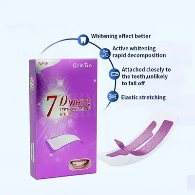 7D Teeth Whitening Strips, Stain Removal with Sea Salt, Brightening - 3