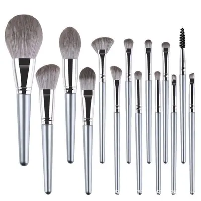 14-Piece Makeup Brush Set for Beginners, Ultra Soft Complete Powder Brush Set, Eyeshadow Brushes, Blush Brushes, Beauty Tools - 7