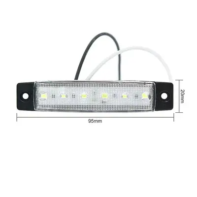 6 LED Side Marker Light, 12V/24V for Trucks and Cars - 3