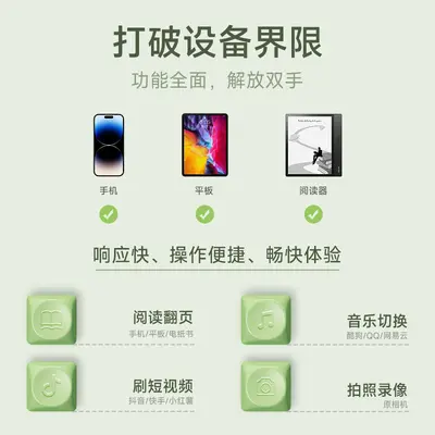 翰林阅Free2高轴版电子书翻页器键盘蓝牙翻页器海外版分销链接 - 5
