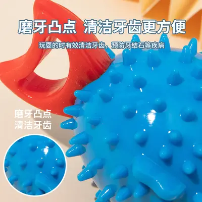 Factory Direct Pet Toys, Dog Chew Toys, Durable Teeth-Grinding Squeaky Toys to Relieve Boredom for Puppies, Corgi, Teddy, Golden Retriever Dog Balls