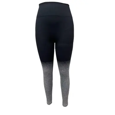 Hochtaillierte nahtlose Yoga-Leggings im Farbverlauf, Po-Lift