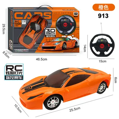 Kinder Ferngesteuertes elektrisches Rennauto mit Licht - 11