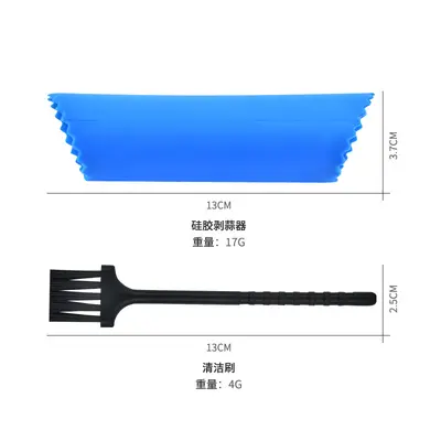 Silikon-Knoblauchschäler manueller Pressentyp Knoblauch-Schälwerkzeug Knoblauch-Schäler mit Handbetrieb Knoblauch-Schäler Küchen-Gadget