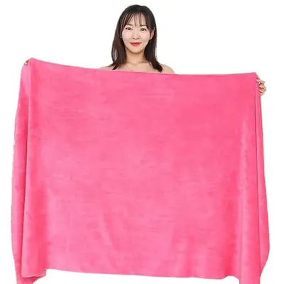 Güzellik salonu büyük banyo havluları toptan satış, ekstra büyük ve kalın, yetişkinler için emici banyo havluları, mikrofiber güzellik salonu yatak havluları