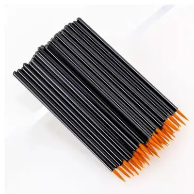 Altın fiber tek kullanımlık saç ve kaş eyeliner fırçası, taşınabilir