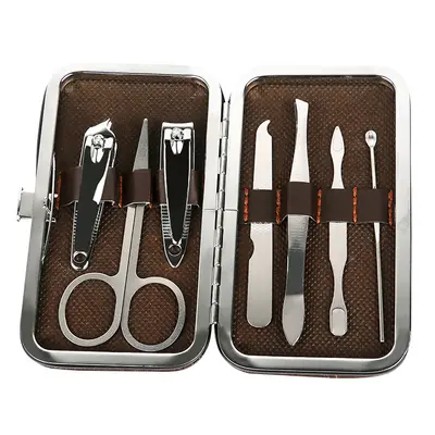 7-Piece Nail Clipper Set, Travel Portable Manicure Kit
