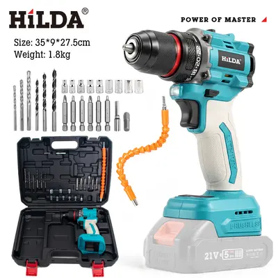 21V Lithium bürstenloser Akkubohrer Industrieklasse - 9