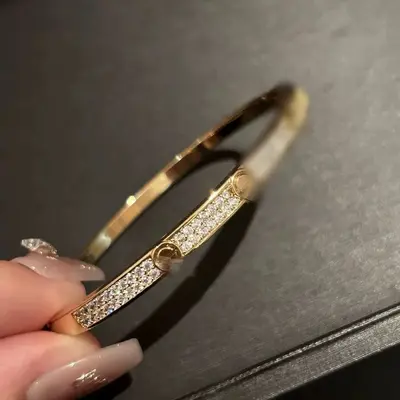 Coco rhombus zirkon bileklik kadın 18K kaplama - 10
