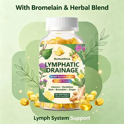 Lymphatische Drainage Weichkapseln, 60 Stück