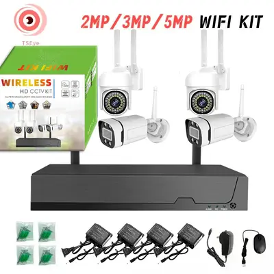 WiFi surveillance camera 4-channel, wireless, remote control - 8