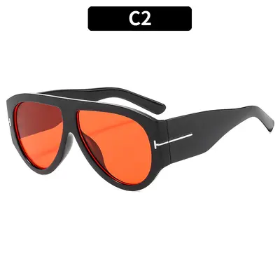 2026 Women's Oversize Oval Sunglasses - 8