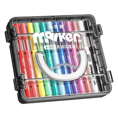 Kabaxiong water-wash acrylic marker set for children - 6