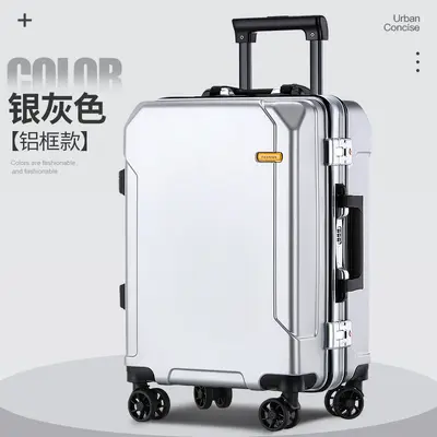 High-end luggage, rechargeable, anti-drop, durable password box, large capacity universal wheeled trolley bag, men and women's suitcase - 9