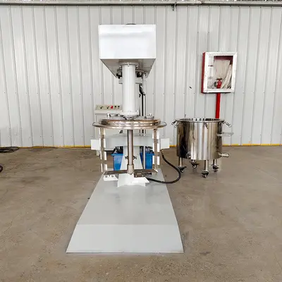 Eksantrik çift eksenli karıştırıcı 100L, hidrolik kaldırma