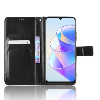 Honor X6A X7A X8A leather phone case Crazy Horse pattern wallet design