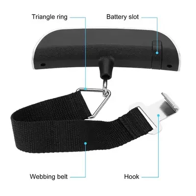 Electronic Luggage Scale 50kg Portable Hanging