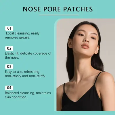 Pore Cleansing Nose Strips, Blackhead Removal, Moisturizing, Oil Control - 4