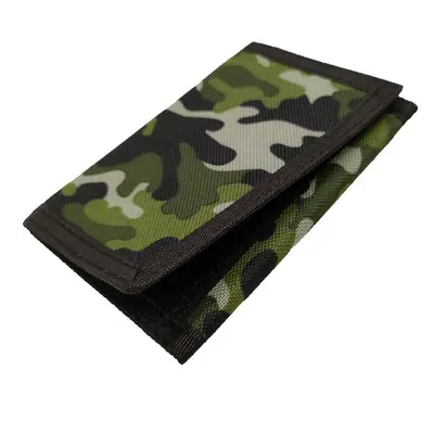 Erkek Kısa Cüzdan, Katlanabilir Polyester Kamuflaj Kumaş - 3