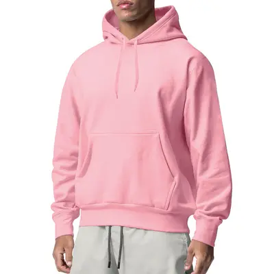 Erkek Kapüşonlu Sweatshirt, Kalın Sonbahar Kış, Düz Renk, Spor Giyim