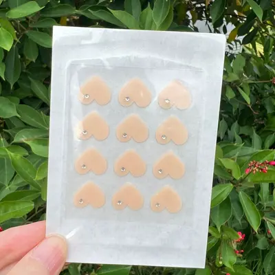 Hydrocolloid Acne Patch with Fun Pattern, Fluid-Absorbing - 11