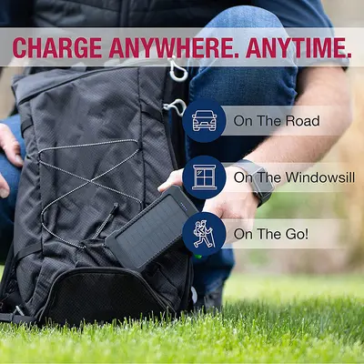 3.6 Çapraz Sınır Outdoor Solar Power Bank 20000mAh Büyük Kapasiteli LED Aydınlatma Su Geçirmez Taşınabilir Şarj Cihazı LOG