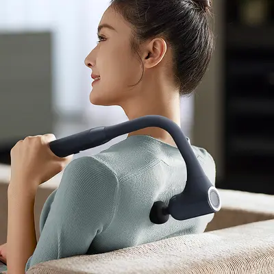 Massage Gun Self-Massage Handheld Percussion Muscle Massager for Waist and Back Pain Relief, Model 3503G
