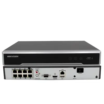 Hikvision DS-7808NB-K1/8P NVR kaydedici, 8 kanallı, POE ağ, izleme sunucusu