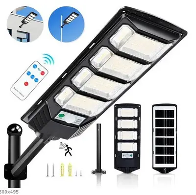 Solar-LED-Gartenleuchte, hohe Helligkeit, Außenbereich, integriert mit Bewegungsmelder - 11