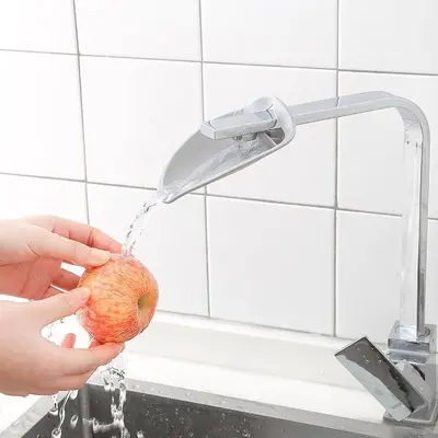 Splash-Proof Faucet Extender for Kids Hand Washing, Water Guide Spout