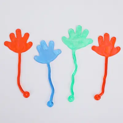 80s Nostalgia Stretchy Sticky Wall-Climbing Hand Toy