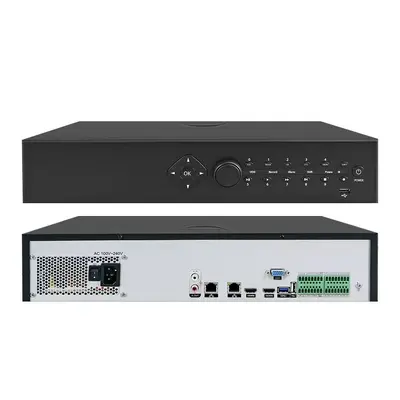 36 kanallı NVR kaydedici, 4K 8MP, ağ video, çift disk yuvası - 2