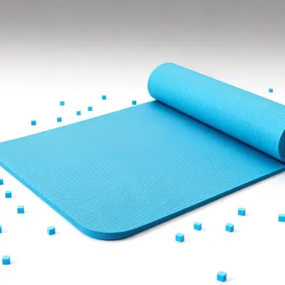 NBR yoga mat 1830x610x10mm, kaydırmaz, yavaş geri dönüş