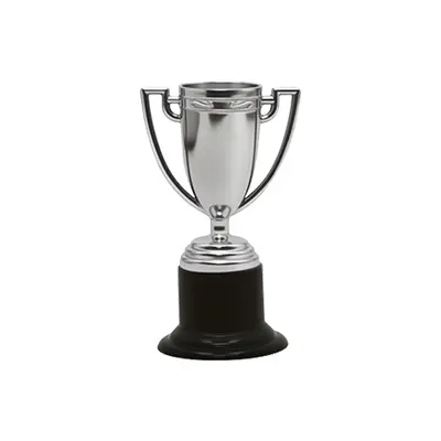 Children's Plastic Trophy, Small Gold Medal Award - 8