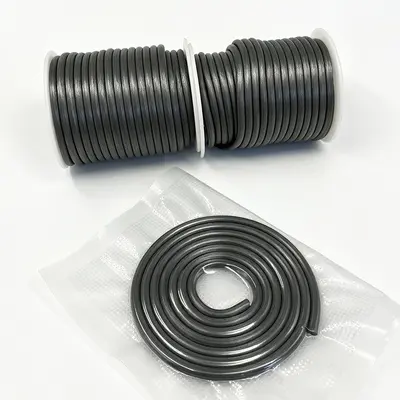 Zylindrischer weicher Magnetstreifen für Vorhangkanten, starker Gummimagnet