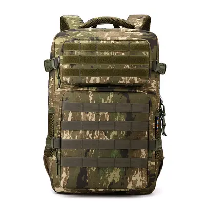 Camouflage Mountaineering Backpack Large Capacity Multifunctional Outdoor Bag - 9