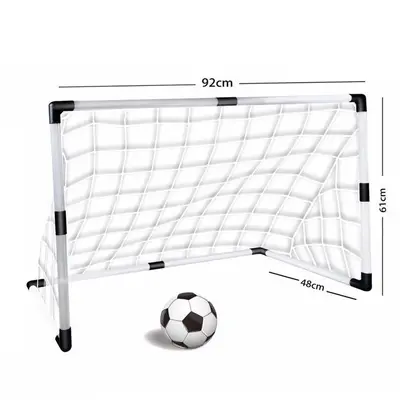 92cm Kinder-Fußballtor, Kunststoff für Innen und Außen, abnehmbares Kombinationsspielzeug