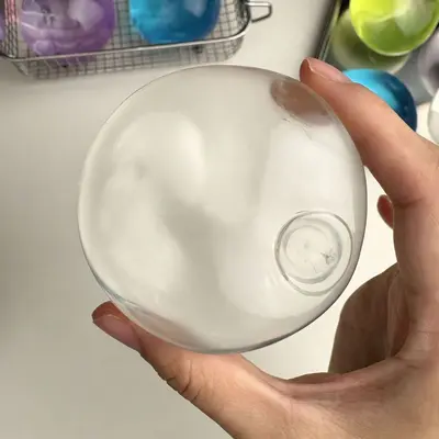 Coconut Oil Vaseline Stress Ball, Handmade Squeeze Toy, Moldable - 10