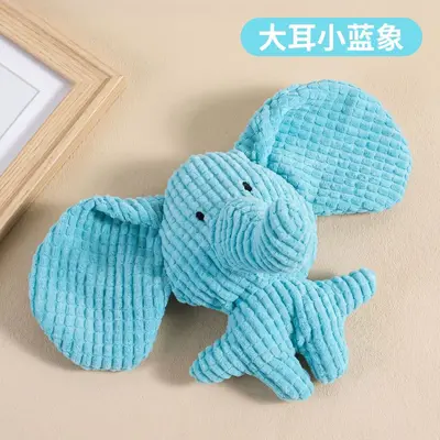 Durable Chew-Resistant Plush Dog Toy with Squeaker for Boredom Relief - 7