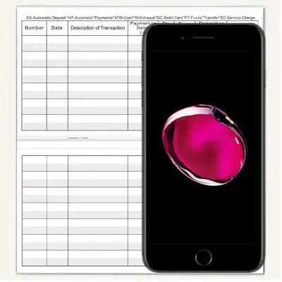 Cross-border e-commerce best-selling checkbook bank check account CHECKBOOK REGIST...ready stock