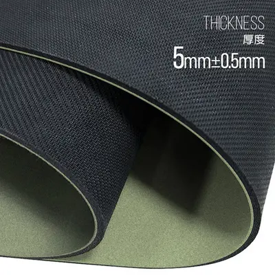5mm Thick Pilates Core Mat, Odorless PU Rubber Non-Slip Yoga Mat - 4