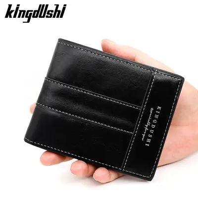 Kore Tarzı Erkek Cüzdan, Kısa Model, Çok Kartlık ve Bozuk Para Cepli - 3
