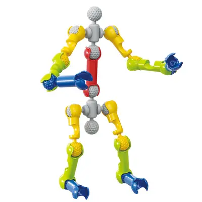 Children's Building Blocks Multifunctional Skeleton Joint Sticks, Ages 3-6 - 6