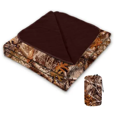 Waterproof Foldable Camping Picnic Blanket, Thickened Fleece - 13