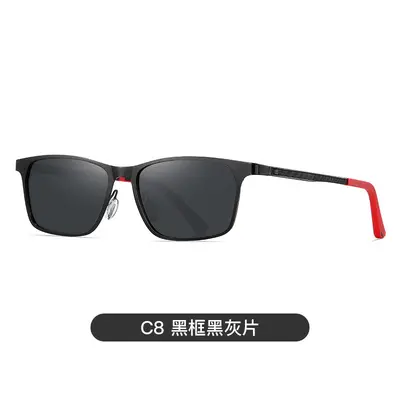 Aluminum-Magnesium Polarized Sunglasses, UV Protection, Model 5503 - 9