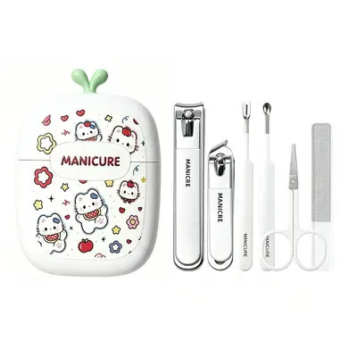 6-in-1 nail clipper set multi-function grooming kit - 8