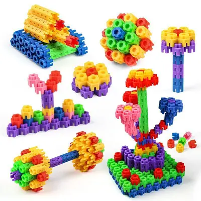 Hexagonal Building Blocks, DIY Educational Toy for Ages 3-6 - 3