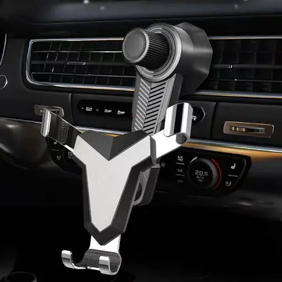 Car Phone Holder with Gravity Mount for Air Vent Navigation - 9