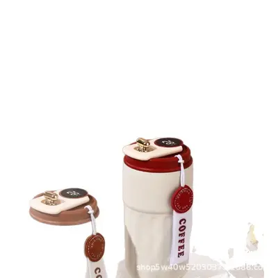 304 Stainless Steel Smart Coffee Mug, Temperature Display, Carry Rope - 4